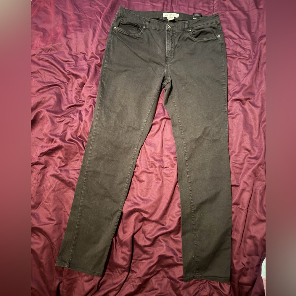Women's Black H&M LOGG Straight Leg Jeans